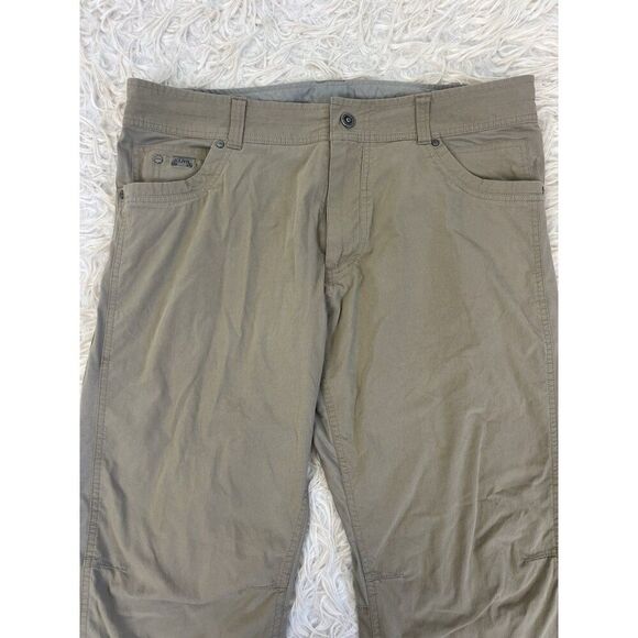 KUHL Radikl Hiking Pants Straight Leg 38x30 Mens Brown Stretch Outdoors Trail - Picture 8 of 11